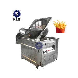 KLS Customizable Industrial Full-automatic Electric Gas Potato <strong>Chips</strong> <strong>Fryer</strong> Batch <strong>Fryer</strong> with Automatic Discharge Function - Product Image 1