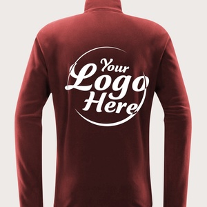 Wine <b>Red</b> Solid Color Standing Collar Winter <b>Jacket</b> Soft Skin Friendly Velvet Eco-Friendly Warm Outdoor <b>Waterproof</b> Custom Logo - Product Image 2