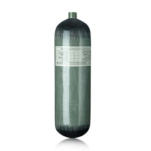 Vente chaude 6.8 <span class=keywords><strong>litres</strong></span> en fibre <span class=keywords><strong>de</strong></span> carbone Composite Type <span class=keywords><strong>3</strong></span> cylindre haute pression pour SCBA/respirateur/puissance pneumatique/<span class=keywords><strong>plongée</strong></span> sous-marine - Product Image 4