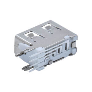 무료 샘플 USB 타입 A 여성형 짧은 바디 10.0 인서트 블랙 화이트 오렌지 플라스틱 90도 벤드 커넥터 - Product Image 3