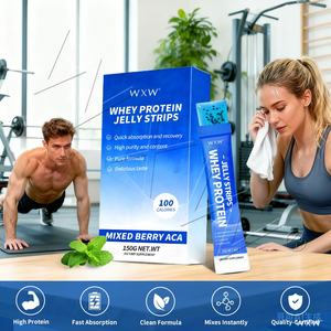 En Çok Satan Ürünler Whey Protein Jölesi Yüksek Proteinli Kas Destekleyici Doğal Formül Hızlı Emilim Düşük Şekerli Taşınabilir Fitness Jölesi - Product Image 3