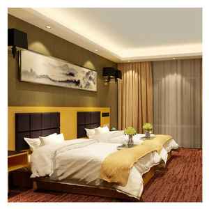 Lit double King Size en bois de gros bon marché Tête de lit en cuir <span class=keywords><strong>Chambre</strong></span> principale Ensemble de meubles de <span class=keywords><strong>chambre</strong></span> à coucher moderne en Mdf complet de luxe - Product Image 4