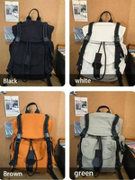 Sac à dos de voyage unisexe décontracté et tendance avec rabat, imperméable en tissu Taslan Oxford, pour activités de plein air
