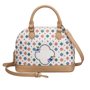 Wholesale Custom Durable PU Leather Handbags for Women with Button Closure Two Handles & Waterproof Design From China - Product Image 2