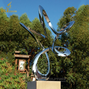 Scultura all'aperto <span class=keywords><strong>D</strong></span> & Z dell'acciaio inossidabile delle grandi <span class=keywords><strong>ali</strong></span> dell'uccello della decorazione del parco del giardino - Product Image 6