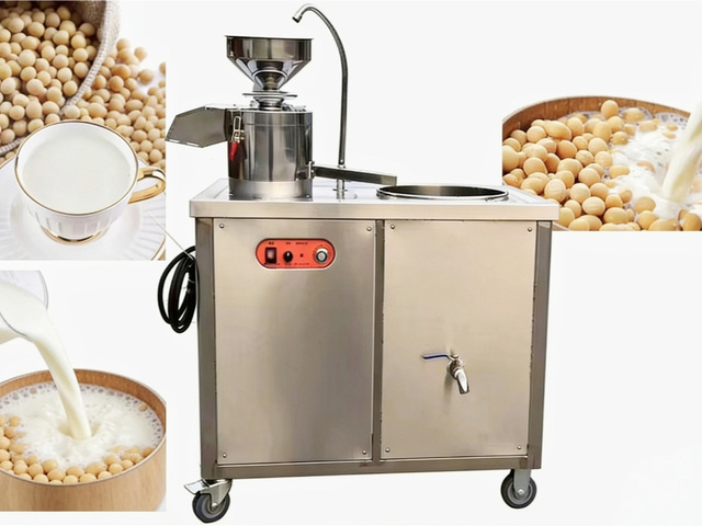 High Quality Automatic Tofu Machine Soymilk & Tofu Maker Durable Soy Bean Processing Equipment for Food Production Line HJ-P14N