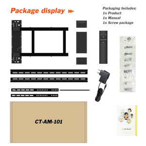 <span class=keywords><strong>Support</strong></span> mural pour téléviseur intelligent motorisé <span class=keywords><strong>universel</strong></span> Charmount, pivotant et rotatif électriquement - Product Image 5