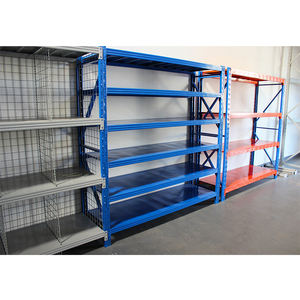 מחסן מדפי אחסון סיני מקצועי ייצור מקצועי באיכות גבוהה אורך מתכת מזרן זול מדפים עם גלגלים - Product Image 1