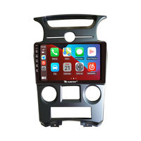Radio mobil android navigasi GPS, untuk KIA carens 2007-2011 AT 9 inci perangkat Headunit 2 Din octa-core Quad mobil navigasi GPS