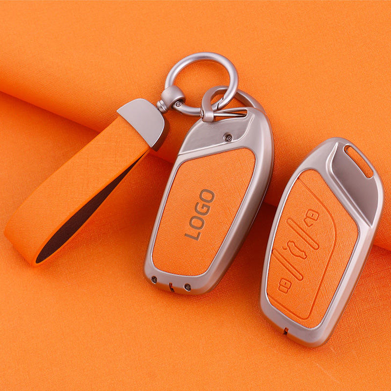 Jeu de clés A-orange avec corde en croissant