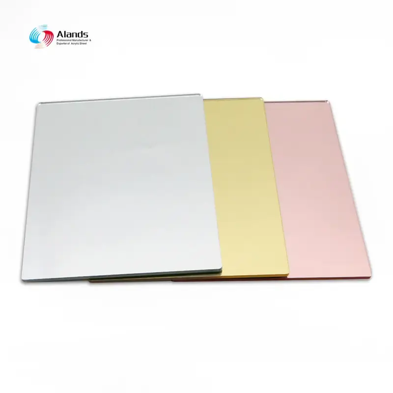 3 * سميكة 4x8ft PMMA مرآة ملونة من الشركة المصنعة ألواح أكريليكو مرآة الفضة ورقة أكريليك