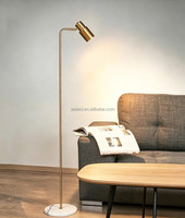 Lampe de sol économique flexible à projecteur, en marbre, pour lecture, hôtel, villa, lampe standard E27, resorts