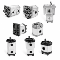 Pompe hydraulique miniature à engrenages haute pression JinDing Gear Type 200 bar avec garantie d'un an, 0,5 CV, connexion 3/8 pouces