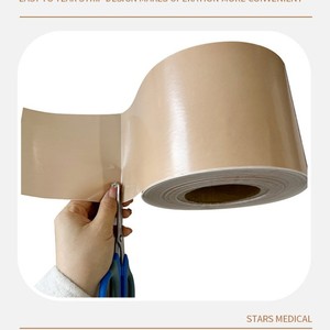 Pansement adhésif en silicone Stars Medical, rouleau de 1520 mm, réutilisable, non allergène, stérile, pour soins des plaies - Product Image 1