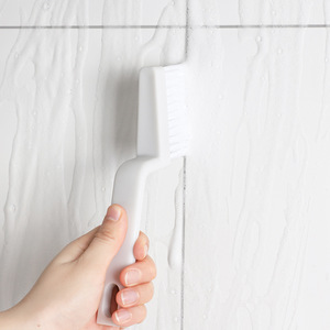 Cepillo de limpieza para azulejos de baño, juntas y sellador, cerdas suaves, mango de nailon - Product Image 3