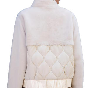 Cappotto Invernale Trapuntato da Donna per Uso Quotidiano, Lunghezza Regolare, Imbottitura in Poliestere, Chiusura con Zip Frontale per l'Uso Urbano Quotidiano - Product Image 6