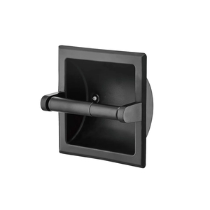 Portarrollos de Papel Higiénico Negro de Diseño Elegante y Ecológico, de Larga Duración, Ideal para Hoteles y Hospitales - Product Image 1