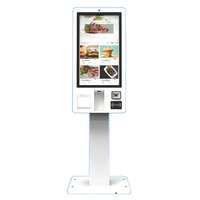 Support de sol à écran tactile HD de 32 pouces et kiosque mural de prix de machine en libre-service paiement imprimante scanner caméra personnalisable