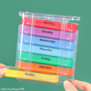 SUNSHING Waterproof Pill Container Customised One Month Pill Box Medicine Storage Case for Daily Pills & Supplements Organiser - Product Image 2