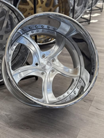 Jantes RCSR 22 24 26 pouces 5x127 5x112 5x114.3 Roues personnalisées chromées forgées avec volant pour Chevy Chrysler Oldsmobile
