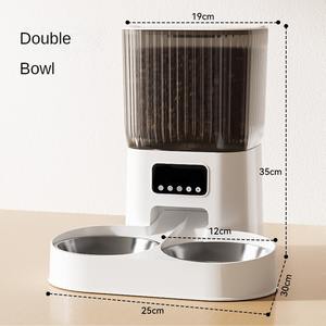 Distributeur automatique de nourriture pour animaux de compagnie en acier inoxydable, intelligent, télécommandé, pour chat et chien, avec minuterie quantitative et vidéo - Product Image 6