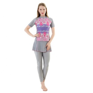 Cheap Price Factory Wholesale Short Sleeve Muslim Swimwear <strong>Islamic</strong> <strong>Swimsuits</strong> Women - Product Image 3