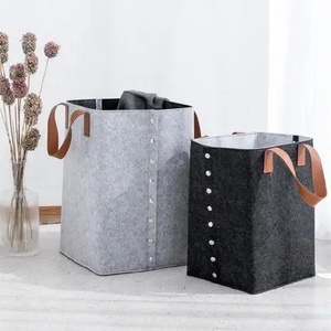 Cesta de Almacenamiento Plegable de Fieltro con Diseño de Animales para Niños, Bolsa de Tela para Ropa, Caja de Regalo para Bebés, Logotipo de Marca OEM Disponible - Product Image 4