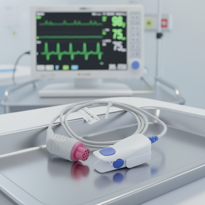 Compatible con el sensor de dedo SpO2 para adultos de Draeger, <span class=keywords><strong>Artema</strong></span>, Athena Clip, sonda SpO2 reutilizable de 10 pines - Product Image 5