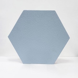 Hexagonal Fiberglass Sound Absorbing Panel 600x600mm 40/50mm Thickness For School Office <b>Ceiling</b> - Product Image 2