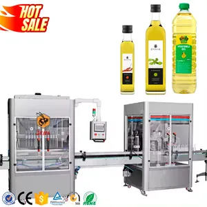 Hot Sale Automatic 1L Cooking Oil Filling Capping Labeling Machine Edible Vegetable Oil Olive Oil Bottle Filling Packing Machine