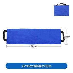 Camilla plegable suave multifuncional de tela Oxford engrosada con correa de transferencia para el transporte de pacientes mayores en el hogar - Product Image 2