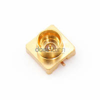 Conectores SMP para Microondas SMD SMT para PCB de 40 GHz DC-26.5 GHz, Conector Coaxial RF para PCB con Enchufe en Ángulo Macho GPO SMP