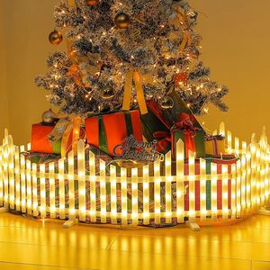 Lampe solaire d'extérieur étanche pour clôture de jardin, décoration de Noël, bordure paysagère de cour avec lumières - Product Image 1