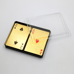 Cartas de Póker de Lujo con Lámina Dorada en Caja Metálica, Cartas de Póker con Lámina Dorada Personalizadas, Juego de Cartas de Póker con Marca Personalizada - Product Image 1