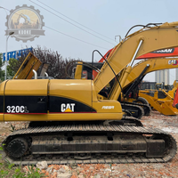 Excavadora CAT 320CL Usada de Alto Rendimiento, 325CL, 330CL, 320D, 320DL, Maquinaria de Construcción Usada para Obras de Infraestructura en África