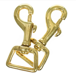 All'ingrosso accessori per borse girevoli in ottone massiccio con grilletto in metallo gancio a molla per guinzaglio cane - Product Image 3