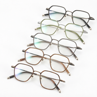 Monture de lunettes optiques carrées classiques en acétate de titane SH0076, monture intégrale, haute qualité, unisexe adulte, vente chaude
