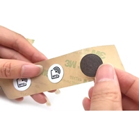 Mini-étiquette NFC ISO14443A 13,56 MHz avec puce 1k, autocollant programmable, code QR pour téléphone portable, carte de visite, carte de membre d'hôtel