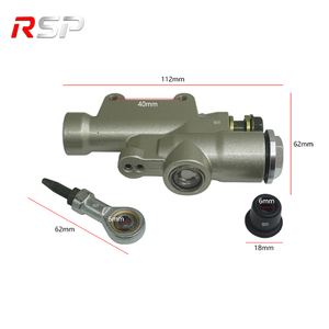 Pompe de <span class=keywords><strong>frein</strong></span> à pied de maître-<span class=keywords><strong>cylindre</strong></span> de <span class=keywords><strong>frein</strong></span> arrière en aluminium RSP d'alimentation directe d'usine pour vélos tout-terrain modèle de garantie 1 an - Product Image 2