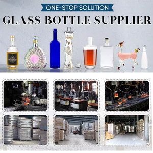 Solent personnalisé 375ml 500ml 700ml 750ml Extra Flint clair fond de montagne <span class=keywords><strong>bouteille</strong></span> de liqueur en verre avec liège pour <span class=keywords><strong>whisky</strong></span> vodka gin rhum - Product Image 3