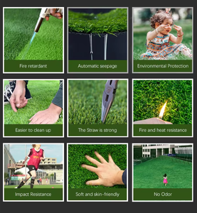 Precio bajo All Weather Grass Faux Turf Fácil instalación Material duradero Rentable para jardín Residencial Uso al aire libre - Product Image 4