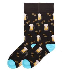 Chaussettes pour hommes avec logo personnalisé, thème bière, <span class=keywords><strong>canette</strong></span> et mug, bouteille de vin, alcool, écologiques, cadeau pour les demoiselles d'honneur, chaussettes d'automne - Product Image 5