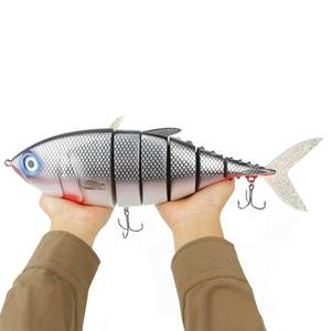 Señuelos de pesca de lubina Señuelos de lubina altamente realistas Swimbait multiarticulado cebo duro realista trucha perca cebo de pesca atunes señuelo - Product Image 1