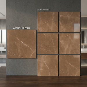 Azulejos de Porcelana Esmaltada de Alto Brillo con Diseño de Mármol 3D de 800x800 mm, Colección de Pisos Contemporáneos - Product Image 6