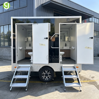 Goeasy Mobile Toilettes Extérieures de Luxe en Panneaux Sandwich Écologiques Durables Portables pour Camping-Caravane