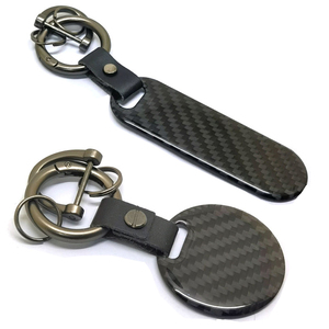 Wholesale Other <b>Key</b> Chain Holder Luxury Keychains in Bulk Blank Metal <b>Key</b> <b>Ring</b> Car Logo Leather Carbon Fiber Keychains - Product Image 5