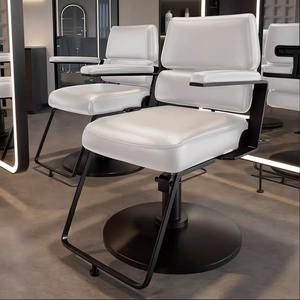 Fauteuil de coiffure moderne et simple, fauteuil de barbier spécial salon, fauteuil de coupe de cheveux réglable, fauteuil de barbier inclinable pour permanente et coloration - Product Image 2