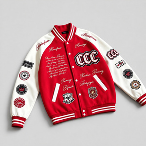 Custom Heavyweight <b>Baseball</b> <b>Jacket</b> School Team Custom Logo Teamwear Menswear Varsity <b>Jacket</b> Letterman <b>Jacket</b> <b>Men</b> <b>Baseball</b> <b>Jacket</b> - Product Image 3