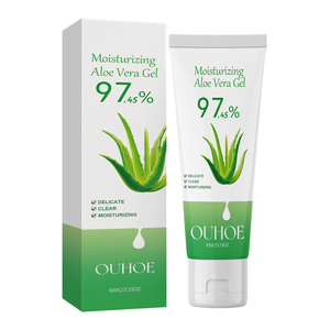 OUHOE Gel idratante Aloe Vera mira a idratazione arrossamento Acne alleggerimento pori Anti-rughe riparazione per la pelle del seno del viso del piede - Product Image 1