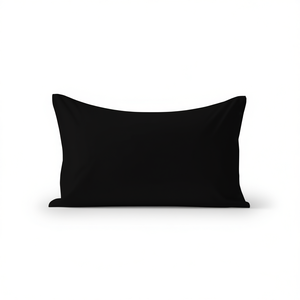 Funda de almohada 100% algodón negra tamaño alemán 80x80cm - Product Image 3